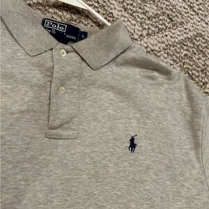 Polo Ralph Lauren large men’s grey polo shirt